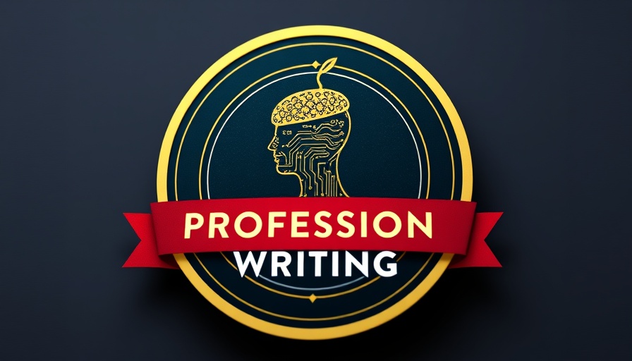 AI Professional Writing Digital Badge with acorn icon from Elon University.