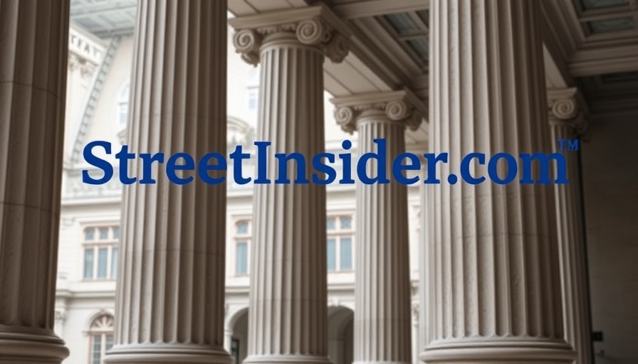 AI-Powered Job Search logo with classical architecture.