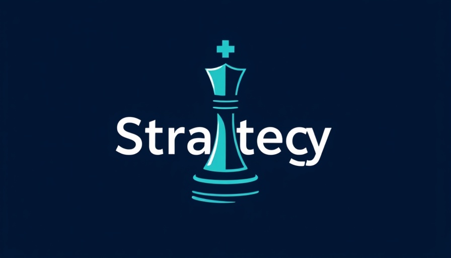 Business strategy logo symbolizing market growth