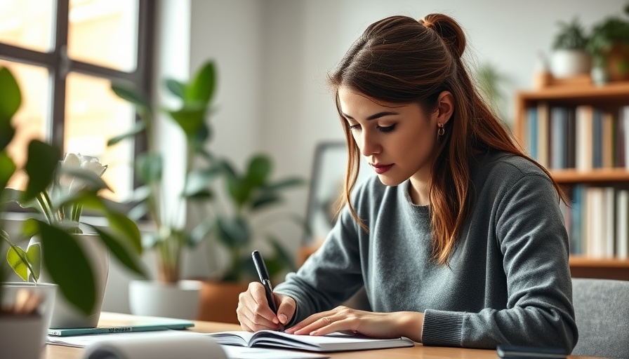 Woman using laptop at home for a job search with LinkedIn's AI.