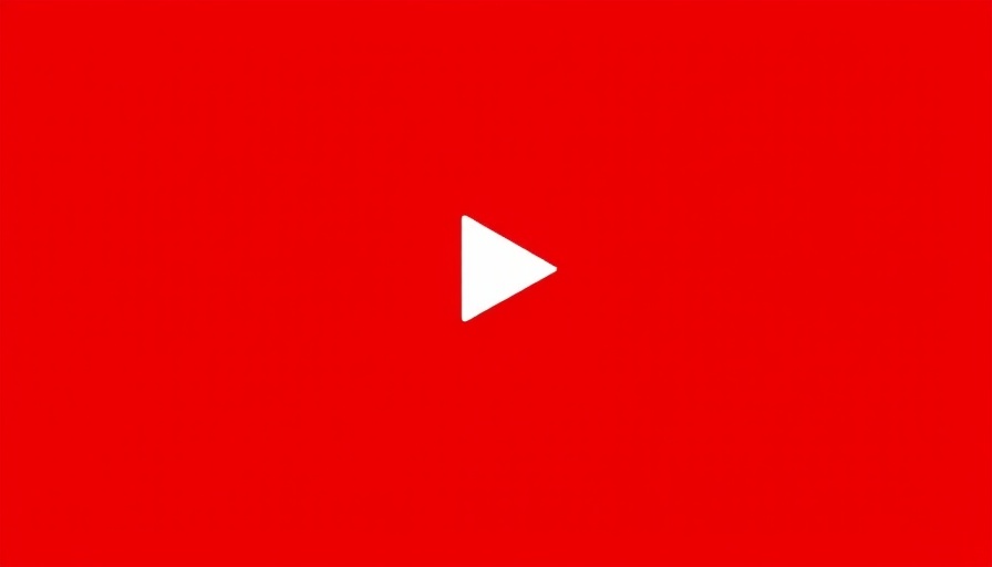 YouTube logo with red background and play button