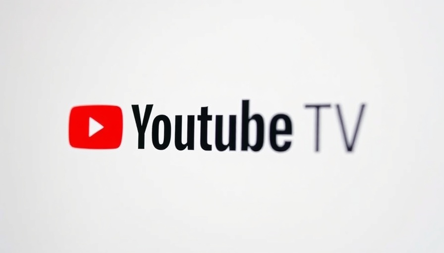 YouTube TV logo in minimalistic style.