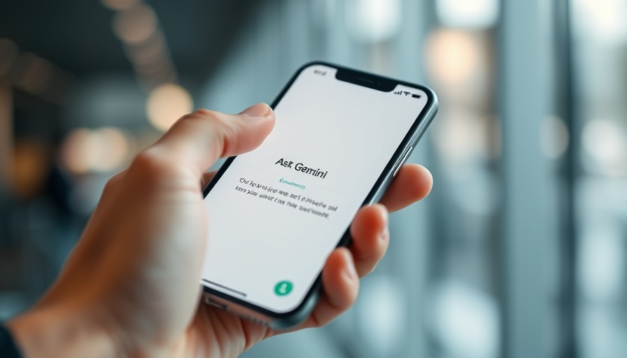 Close-up of smartphone with 'Ask Gemini' feature, AI detector reliability.