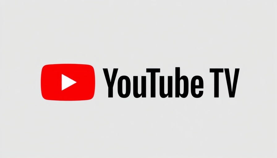 YouTube TV logo with play button and text