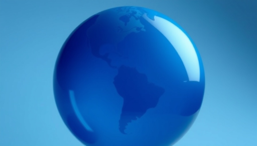 Abstract globe design representing future jobs in East Asia.