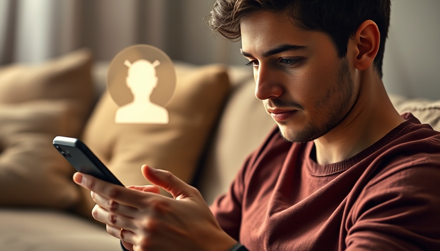 AI's impact on jobs forum with chatbot on smartphone.