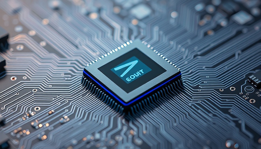AI microchip symbolizing AI transformation of entry-level jobs.