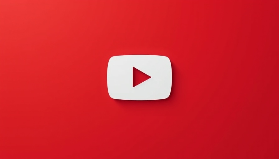 YouTube logo on red background for Turnitin tips video.