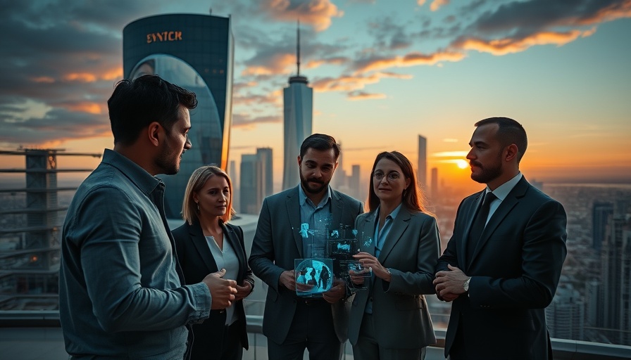 AI job and training opportunities discussion in futuristic Singapore cityscape.