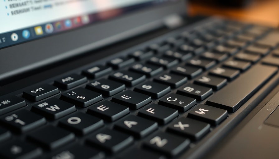 Close-up of a Japanese laptop keyboard with a red pointing stick for Top AI Jobs Requiring Skills.