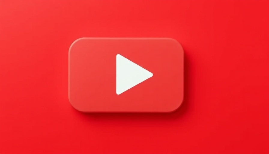 YouTube play button on red background for Turnitin AI Report.