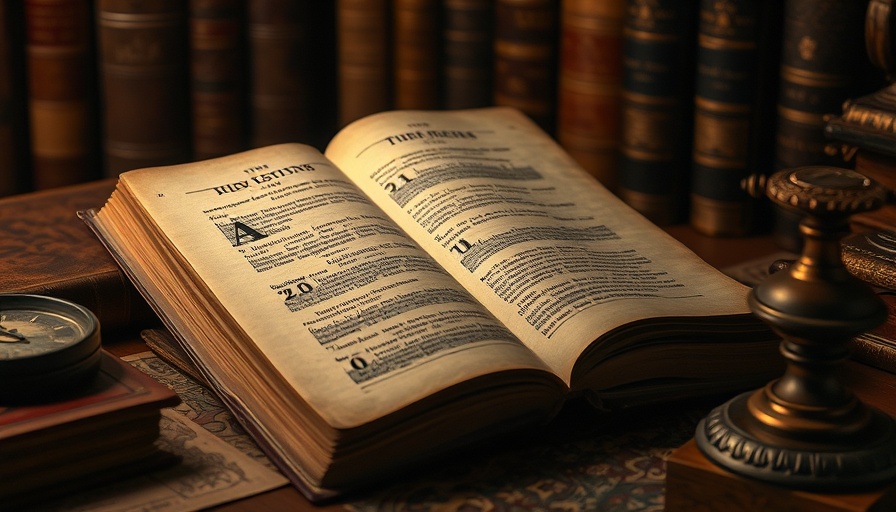 Ancient book with digital codes symbolizing AI rewriting history.