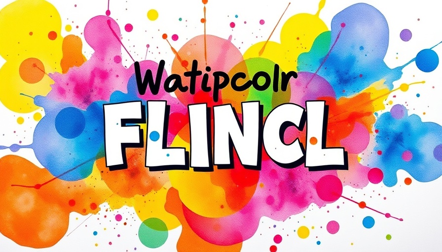 Colorful abstract design with text overlay promoting AI email detection tools.
