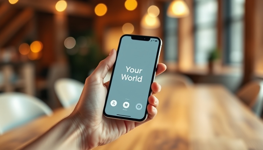 Hand holding smartphone app for article submission, Spotting AI videos and stopping scammers.