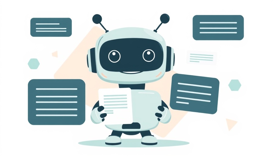 Graphic of AI generating job descriptions.