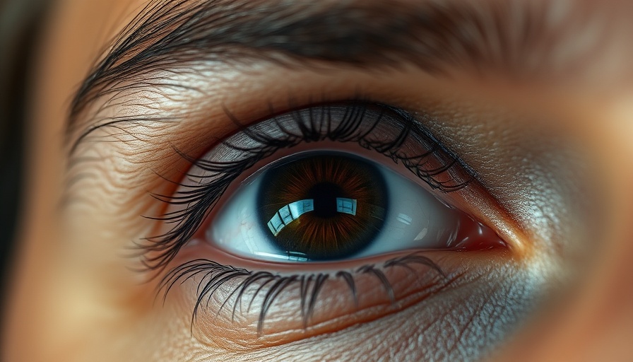 Close-up of a human eye, highlighting intricate details, effective detection of AI-generated media.