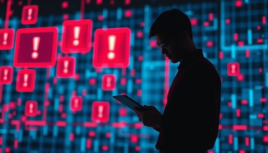 AI detection concept in colleges; silhouette with tablet in digital space.