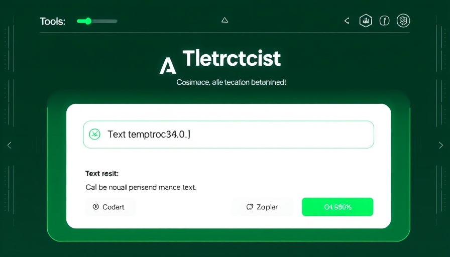 MyAIDetector.org AI Detection Tool interface screen showing text input and results.
