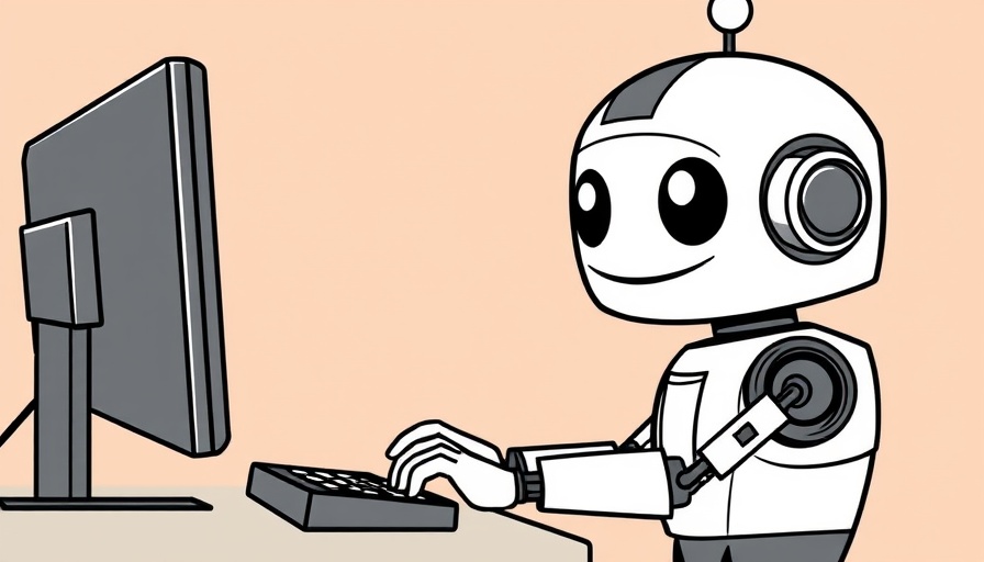 Cartoon robot interacting with computer, questioning AI humanizer effectiveness in 2025