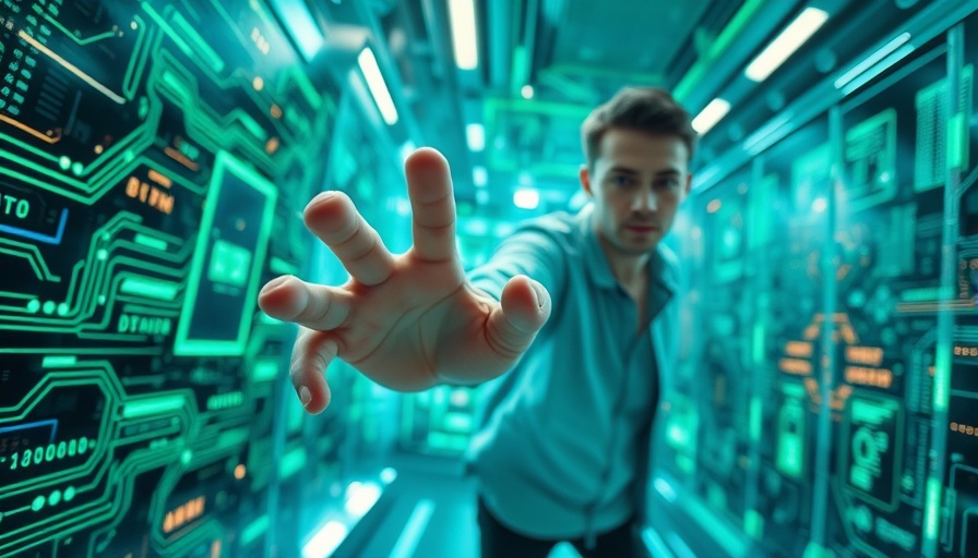 Person interacting with digital interface, symbolizing effective AI tools for research and creativity.