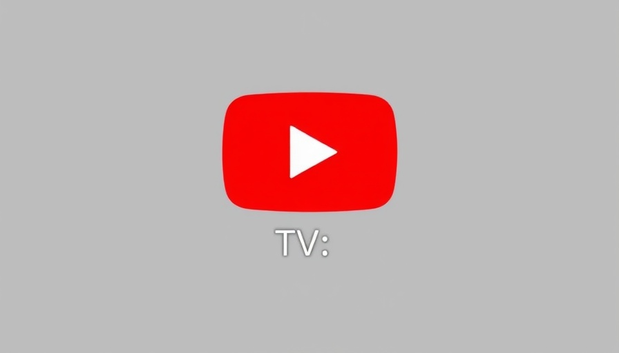 YouTube TV logo on a gray background reflecting simplicity and modernity