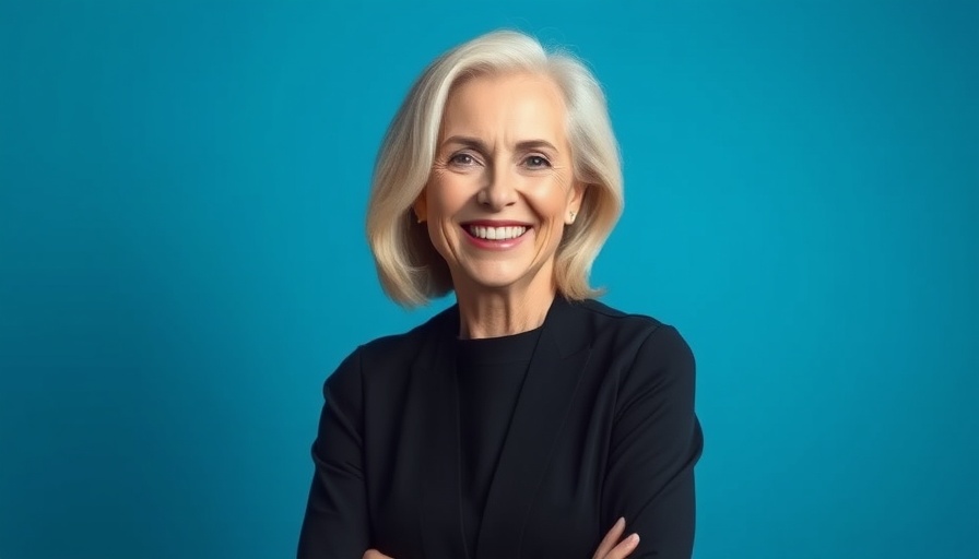 Confident older woman smiling, Lilly Ledbetter Biopic inspiration