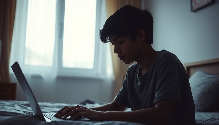 Silhouetted youth engaging on a laptop for TikTok Chromebook challenge