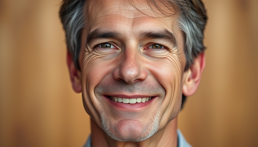 Portrait of smiling man linked to philanthropy in tech industry.