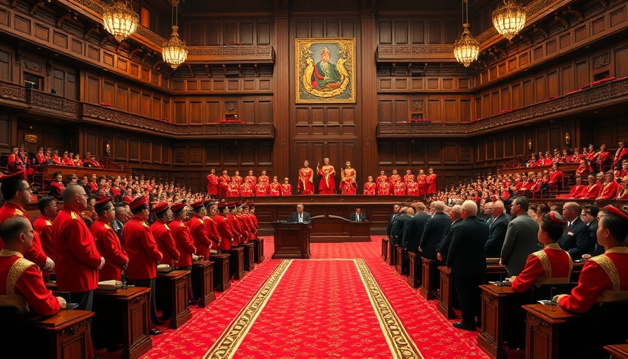 Majestic gathering for King Charles III Throne Speech in Canada.