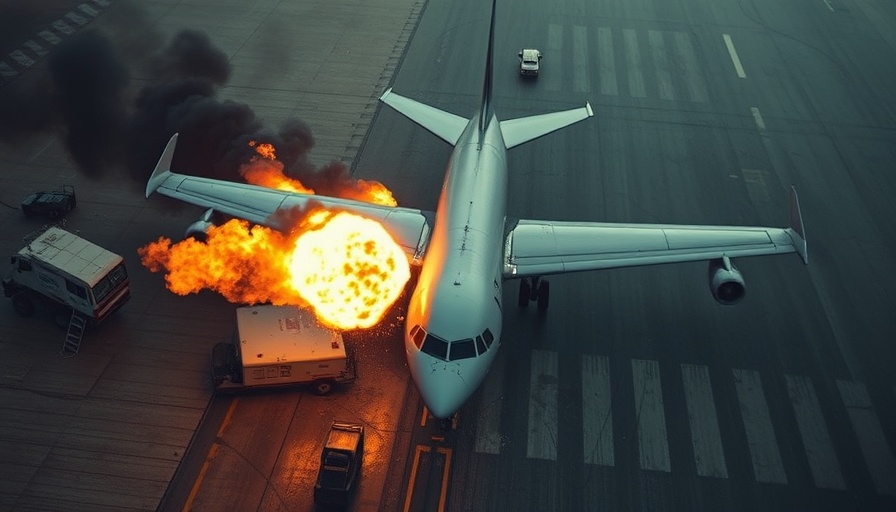 Ukrainian drone attack on Russian bombers captured in a dramatic aerial view.
