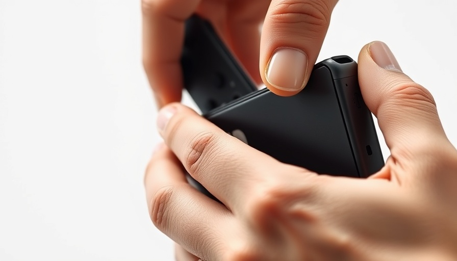 Close-up of Nintendo Switch 2 being repaired, showcasing joystick drift issues.
