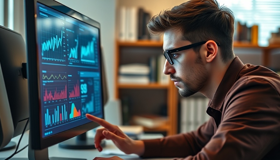 Professional analyzing data charts in bright office, GenAI Spending Surges.