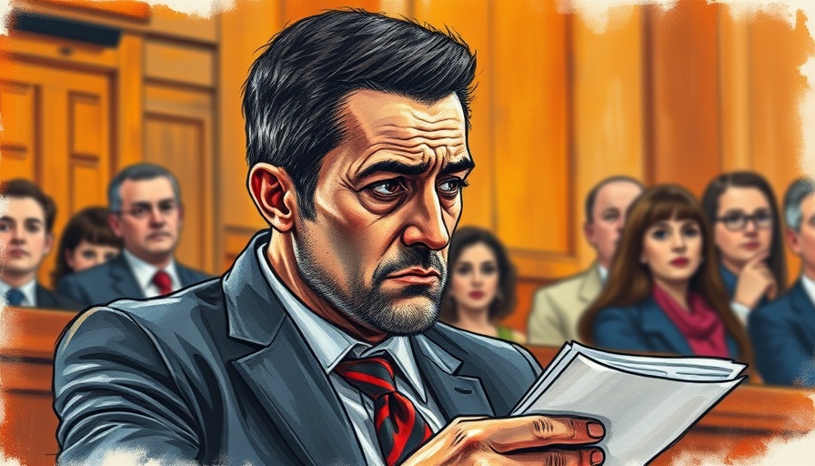 Diddy trial admission of abuse courtroom sketch showing worried man.