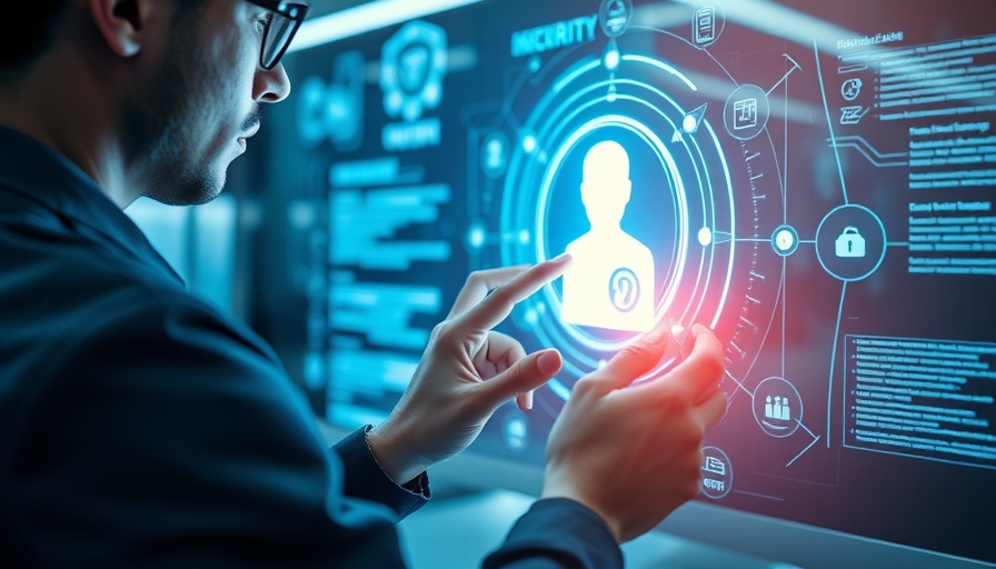 Holographic security interface representing modernizing identity security beyond MFA.