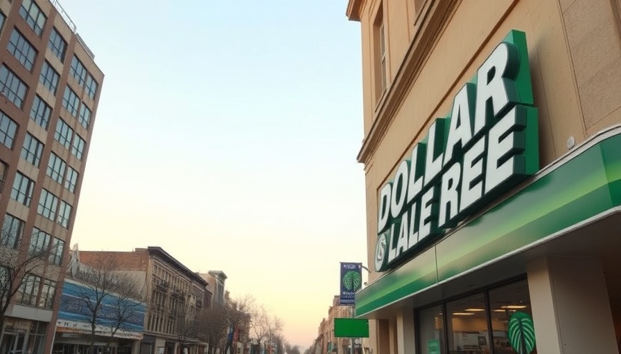 Dollar Tree sign on store exterior with sky background.