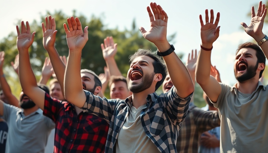 Druze in post-war Syria expressing emotion outdoors