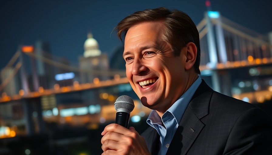 Politician discussing rent freeze proposal New York City at night event.