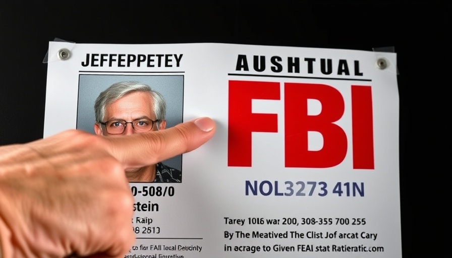 Disclosure of Epstein files poster with FBI contact.