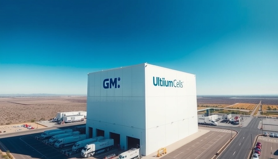 Ultium Cells facility showcasing GM EV Battery Strategy.
