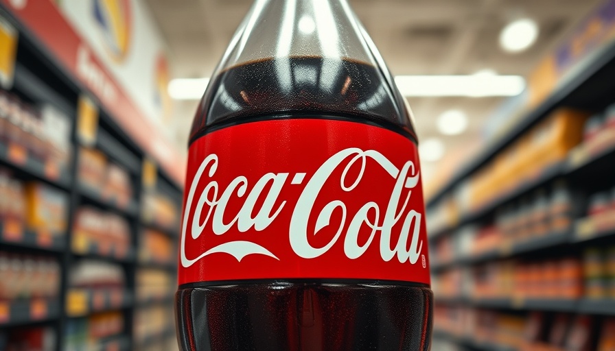 American Coca-Cola bottles sweetened with real cane sugar on shelf.