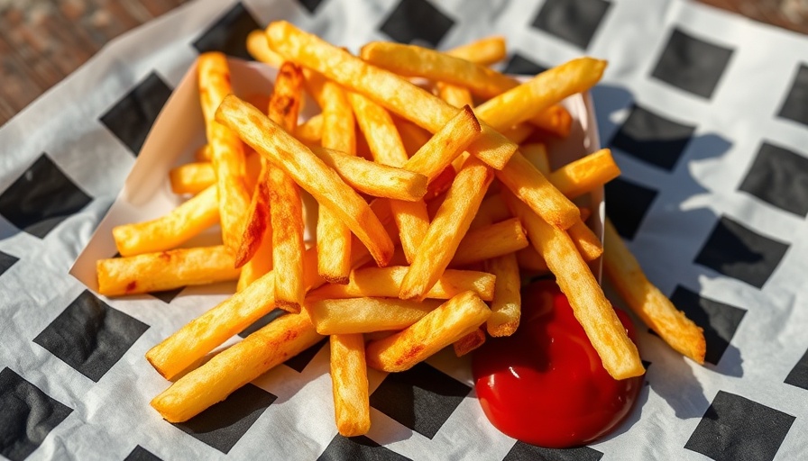Crispy fries with ketchup, highlighting diet in weight loss debate.