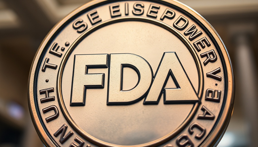 FDA seal close-up related to gene therapy news.