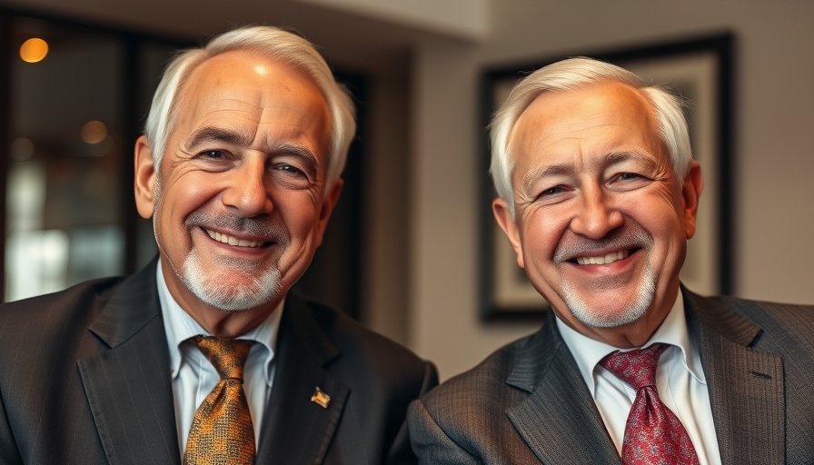 Two elderly men smiling in formal suits, Mel Owens Remarks About Women Over 60.