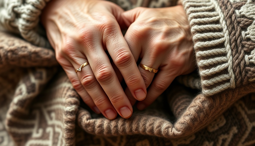 Elderly hands resting gently, symbolizing dementia diagnosis delay.