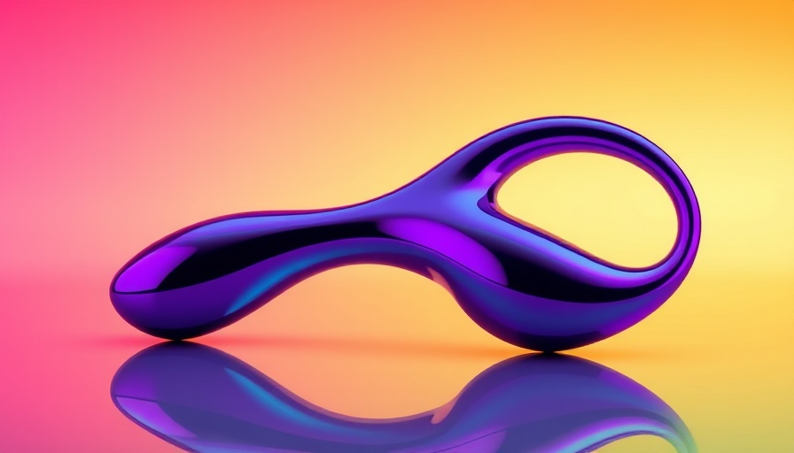 Futuristic purple sex toy from best sex toys 2025 collection.