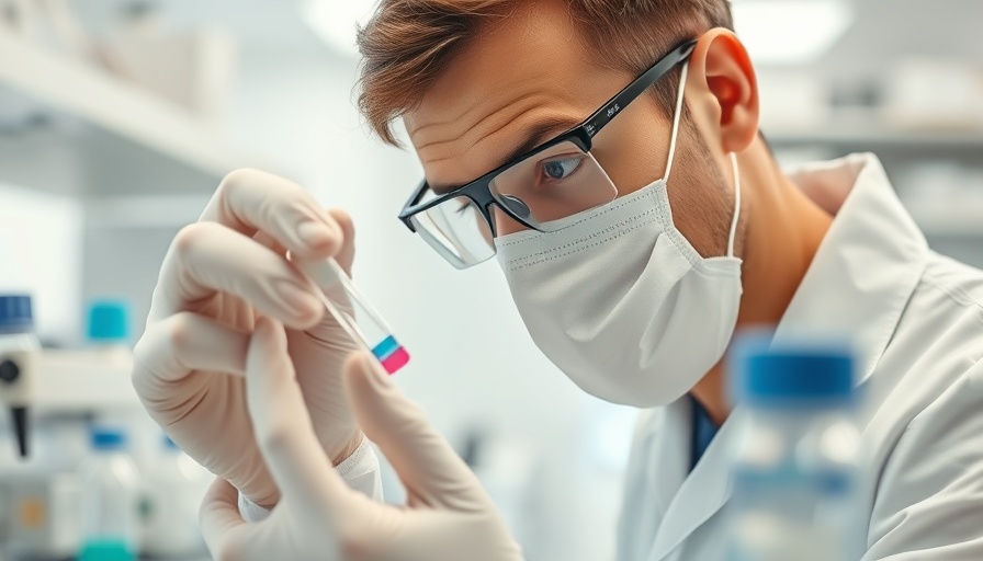 Scientist researching Alzheimer's treatment and cancer drug development.