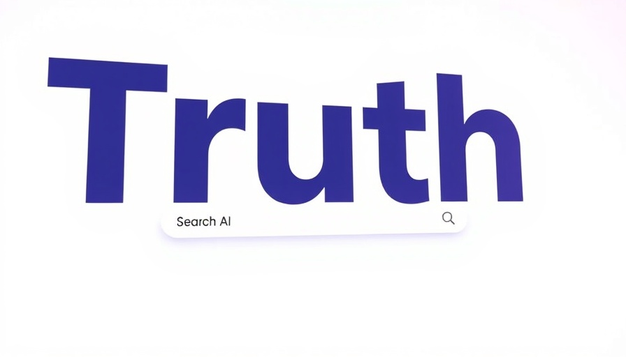 Truth Social AI Beta interface screenshot with search box