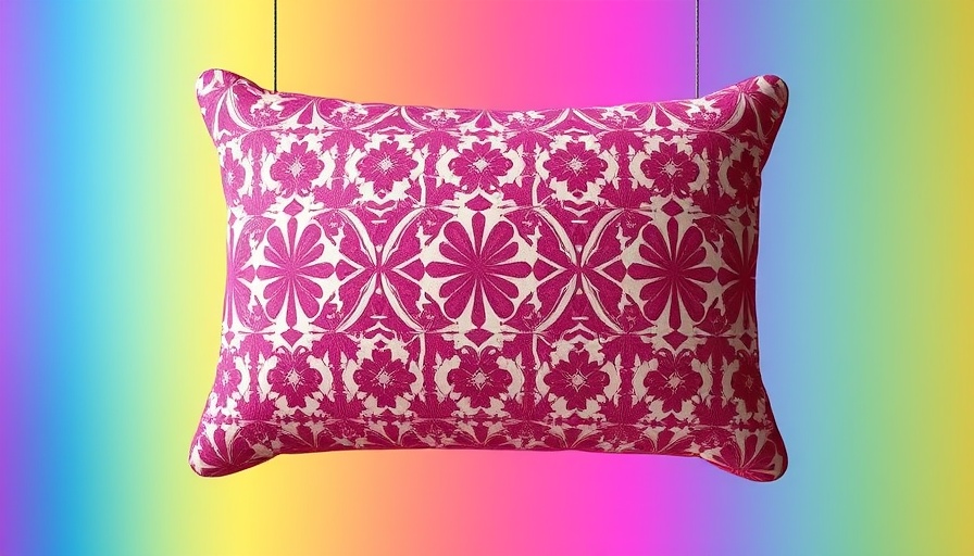 Geometric white pillow on colorful background, top choice for restful sleep.