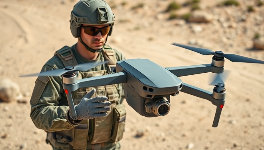 Military personnel demonstrating drone warfare integration strategy