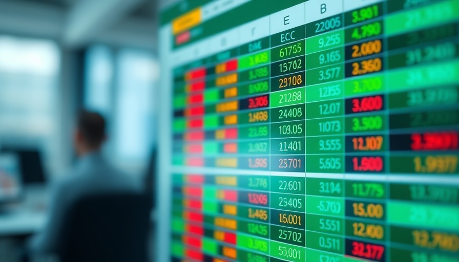 Close-up of Excel spreadsheet, in-demand skill visualization.